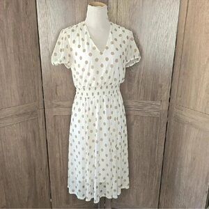 Dress elegant polkadot size 6